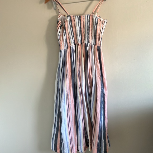 Free People Lilah pleated tube dress size small multicoloured striped strappy - Picture 7 of 9